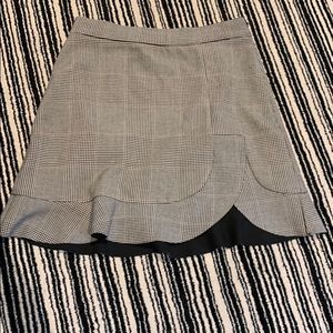 Zara  Plaid Ruffle Skirt - Medium